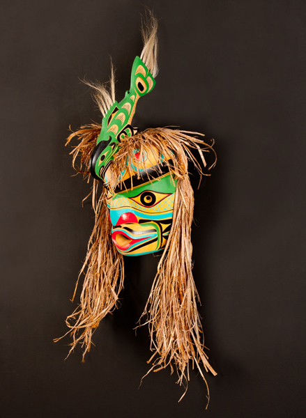 Salmon Rattle Mask