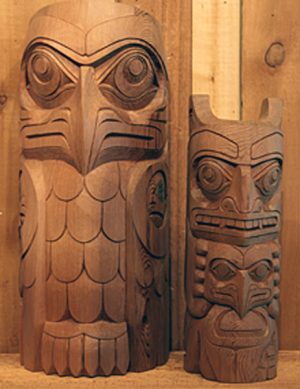 Bear & Eagle Totems