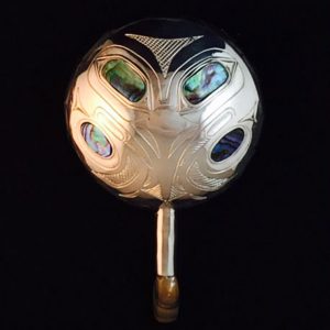 Raven Rattle Pendant Raven Rattle by Barry Wilson