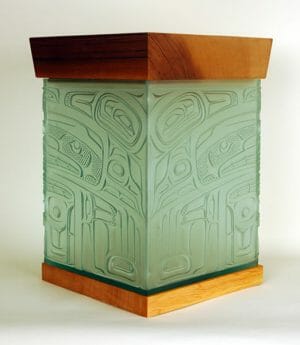 Glass Bentwood Box Glass Bentwood Box by Alano Edzerza