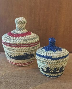 Hand woven baskets Baskets by Dorothy Shephard