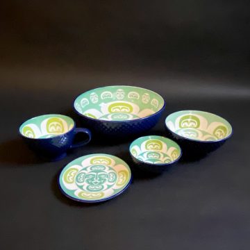 Moon Porcelain Dish Set