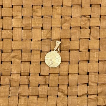 14kt Gold Hummingbird Pendant