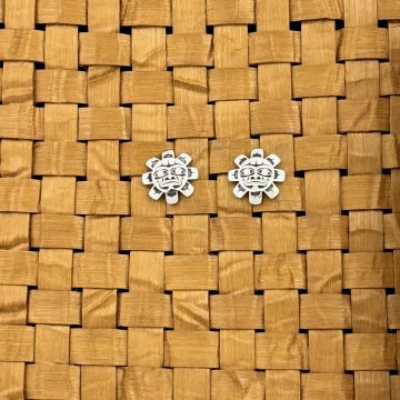 Silver Sun Earrings