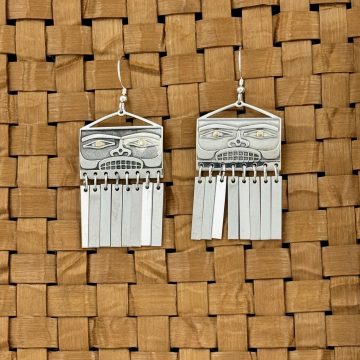 Silver Chilkat Earrings