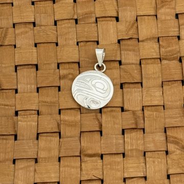 Silver Whale Pendant