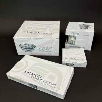 Porcelain Salmon Dish Set
