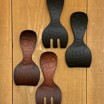 Recycled Glass Salad Servers