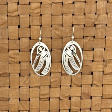Silver Hummingbird Earrings