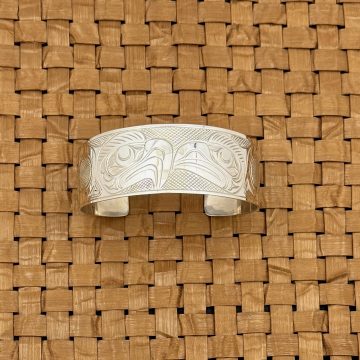 Silver Raven & Eagle Bracelet