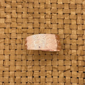 Copper Beaver Bracelet