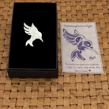 Hummingbird in Flight Broach