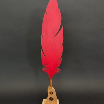 Bear & Salmon Feather