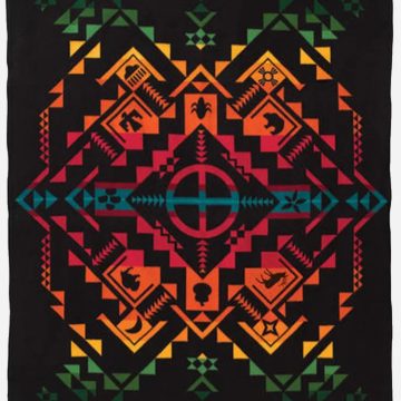 Shared Spirits (Black Multi) Blanket – Pendleton