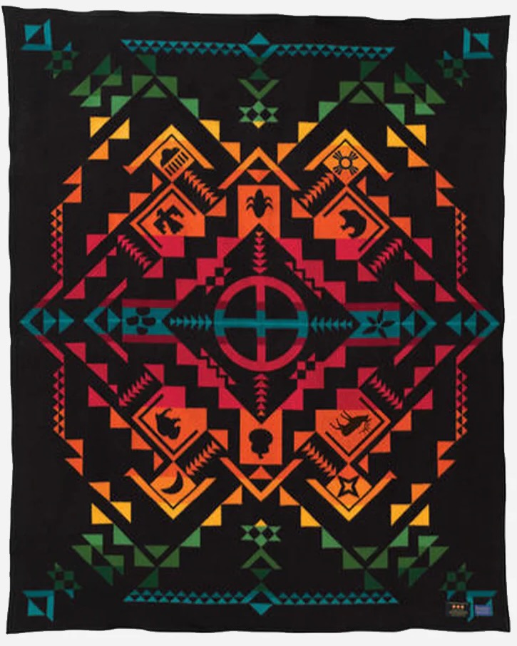 Shared Spirits (Black Multi) Blanket - Pendleton - Image 2