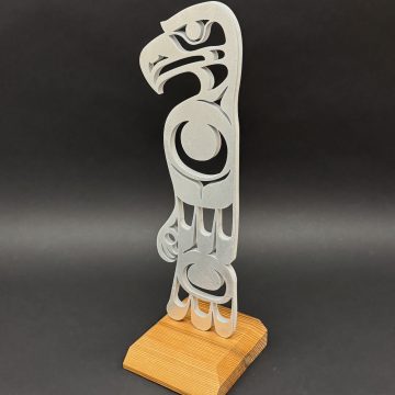 Cut-out Metal Eagle Totem