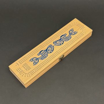 Killer Whale Cribbage Board