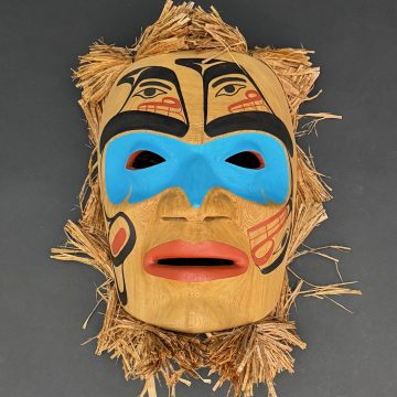 Two Finned Killer Whale Portrait Mask