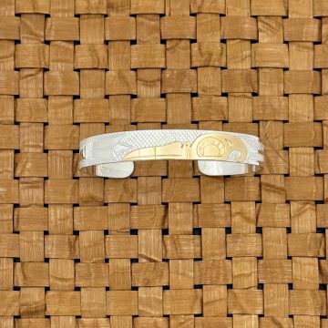 Silver & Gold Hummingbird Bracelet