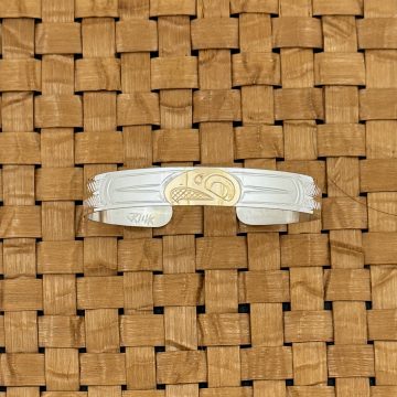 Silver & Gold Eagle Bracelet