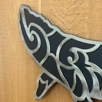 Layered Humpback Whale Panel