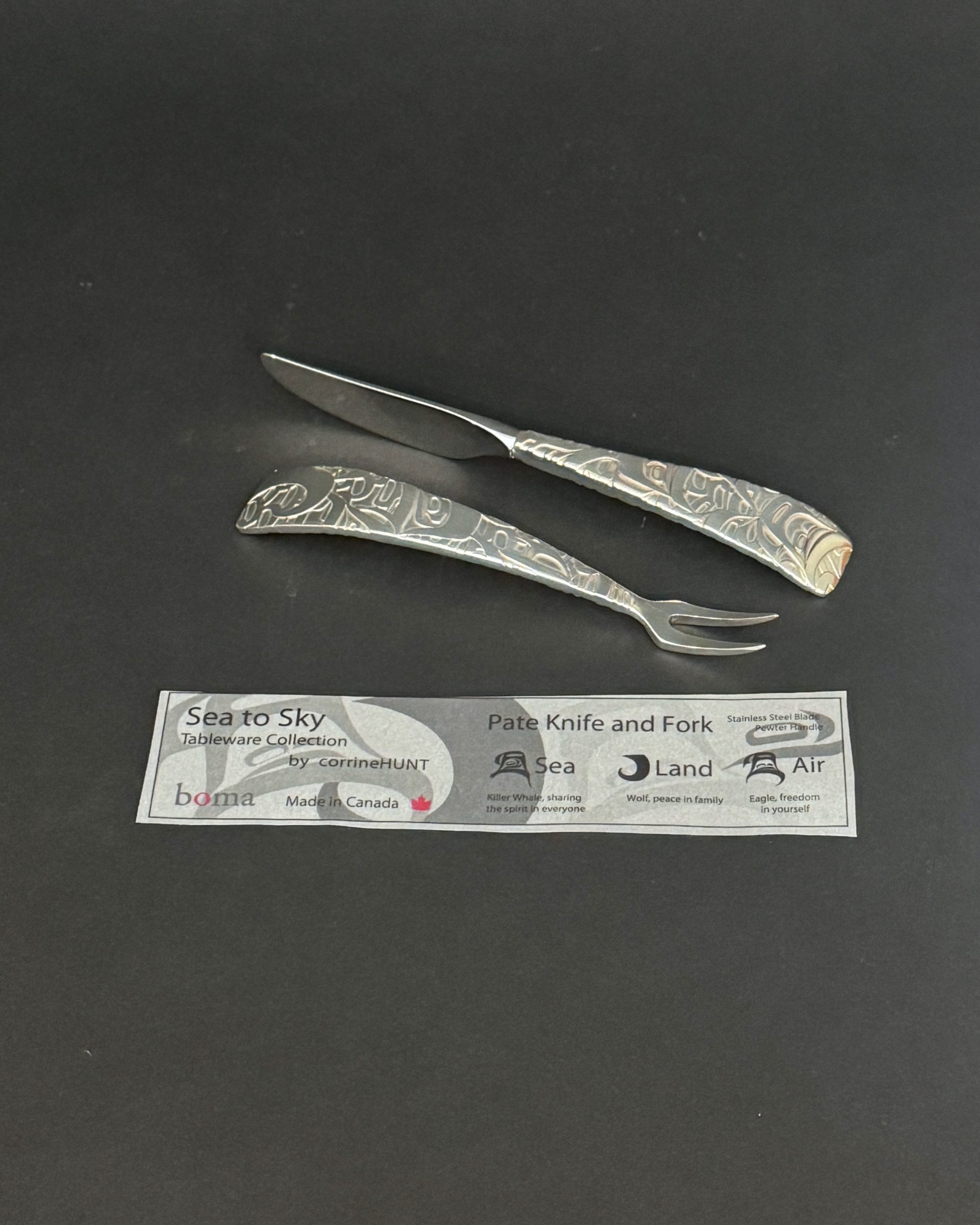 Sea to Sky Pate Knife & Fork Set