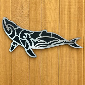 Layered Humpback Whale Panel