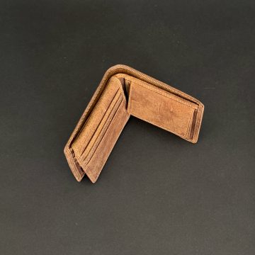 Hand Made Single Fold Leather Wallet