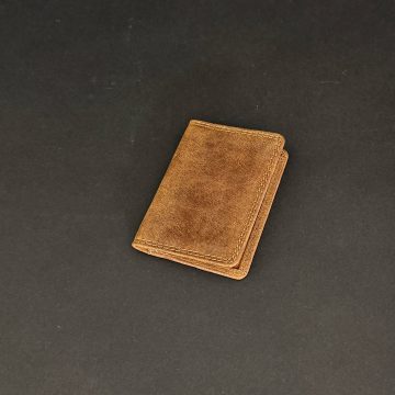 Hand Made Single Fold Leather Wallet