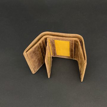 Hand Made Double Fold Leather Wallet