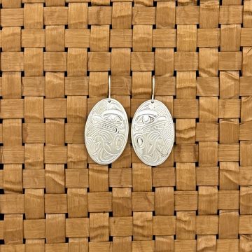 Silver Bear Earrings