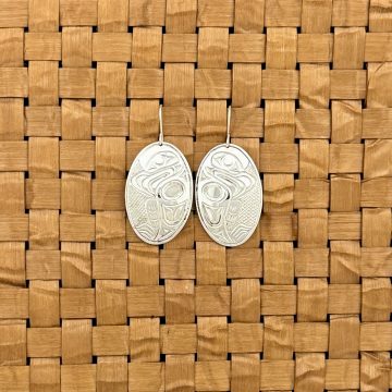 Silver Eagle Earrings