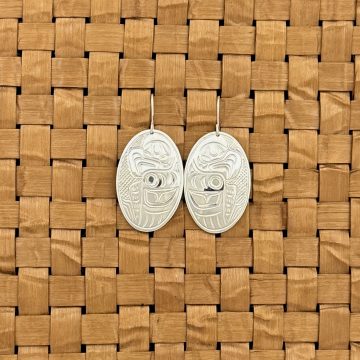 Silver Owl Earrings