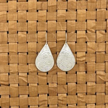 Silver Wolf Earrings